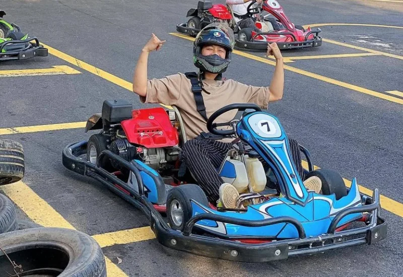 Cấu tạo tối giản với trọng tâm sát mặt đất của dòng xe Go Kart.